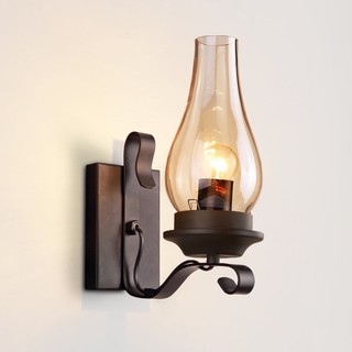 Đèn Treo Tường Khung Sắt Phong Cách retro Bắc Âu