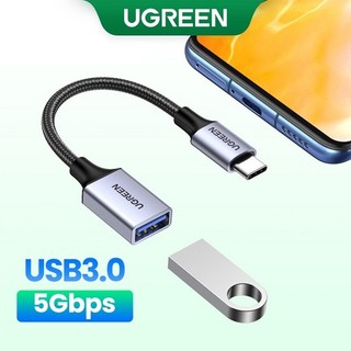 Cáp otg usb type-c sang usb 3.0 cao cấp đầu chuyển c to usb ugreen us154 us270 50283 70889