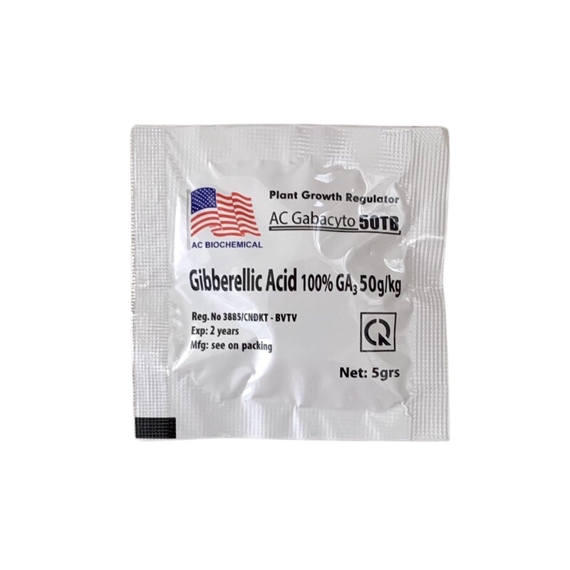 5 Viên Phân Bón Lá GA3 - Gibber 50TB Mạnh Hơn , Kích Thích Và Điều Hòa Tăng Trưởng