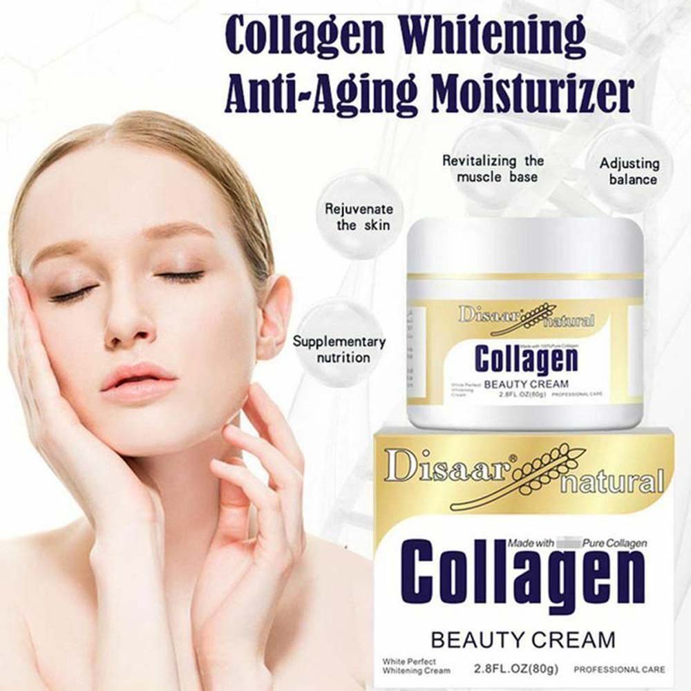 DISAAR Collagen Face Cream Anti Aging Anti Wrinkle Dark Spot Remover Face Whitening Cream Skin Care