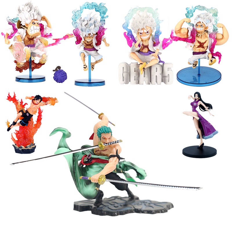 One Piece Roronoa Zoro Sun God Nika Luffy Boa Hancock Ace Sabo Marco Nhân Vật Hành Động Sưu Tập Đồ Chơi Mô Hình