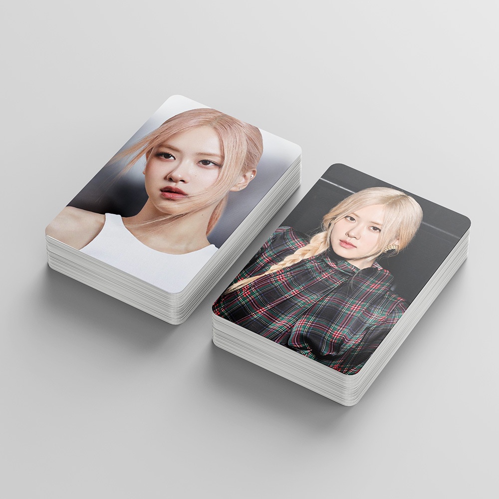 Blackpink ROSE HANK Photocard JENNIE JISOO LISA BRON PINK THE GAME BPTG Lomo Card Postcard