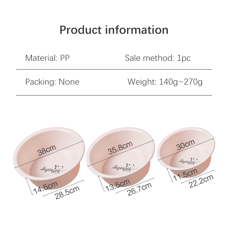 Shepherd Chậu Rửa Mặt Và Quần Áo Bằng Nhựa Hình Tròn Kích Cỡ Lớn Cho Sinh Viên Ký