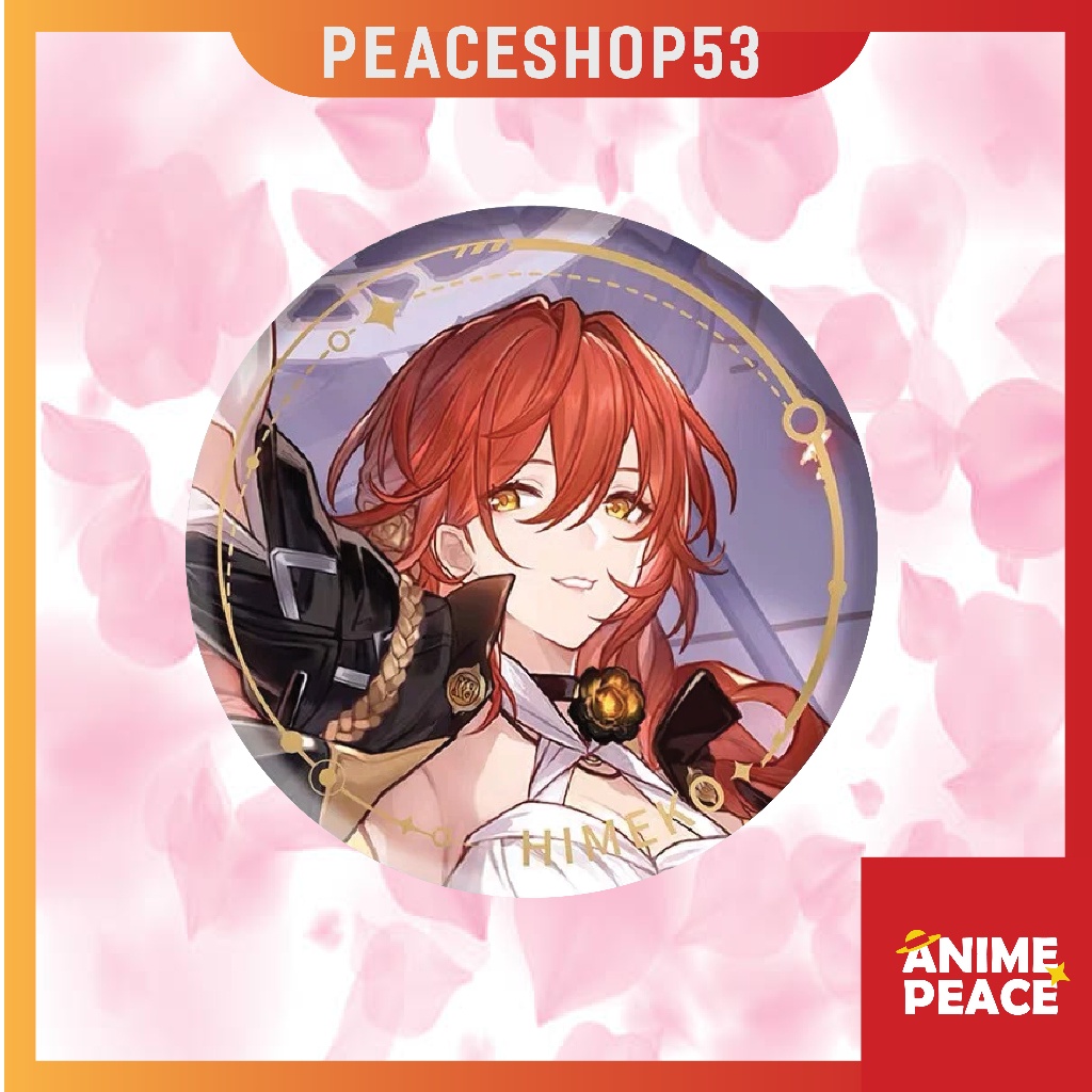 Huy hiệu Honkai Star Rail Phụ Kiện Anime Manga Game Honkai Star Rail HH60