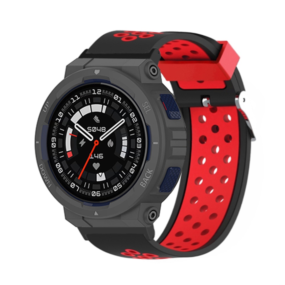 Thích hợp cho Huami Amazfit Activeedge Silicone Dây đeo silicon thời trang màu trơn mới Dây đeo silicon có lỗ thoáng khí mềm mại và thoải mái
