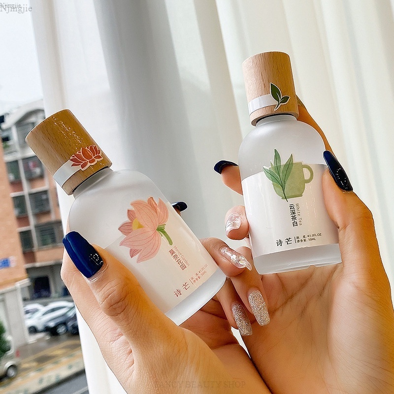 Nước Hoa Body Mist Shimang Trà Thơ Mẫu Mới Nắp Gỗ Thân Thủy Tinh Vỏ Mờ Sang Trọng my.delwyn