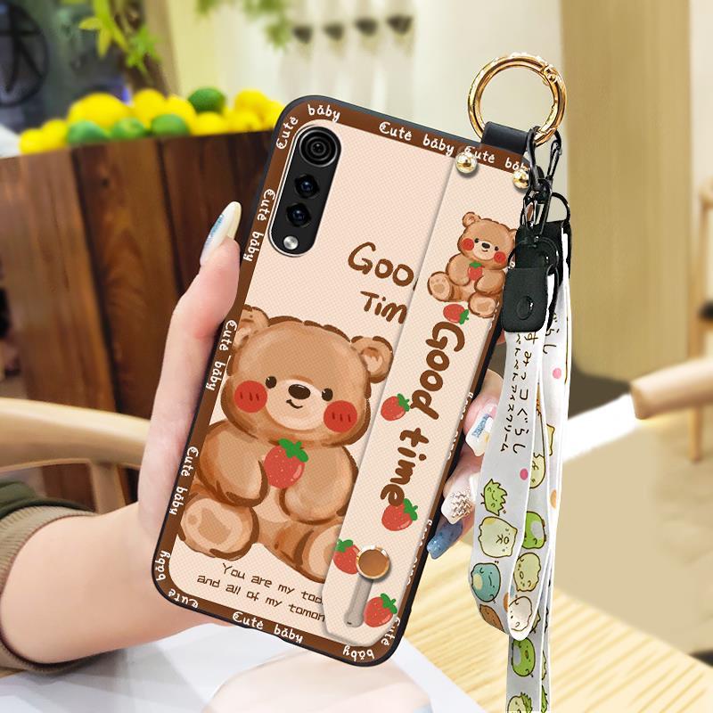 Anti-dust Waterproof Phone Case For LG Velvet 4G/5G protective Wrist Strap ring Lanyard Phone Holder