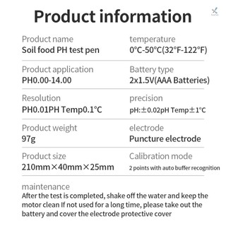 Máy Đo Độ pH Chính Xác Cao 0.00~14.00pH