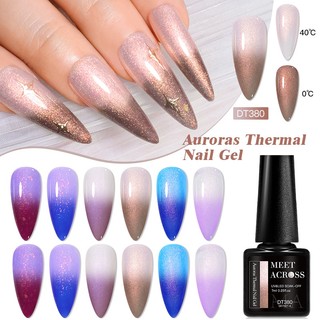 MEET ACROSS Gel Sơn Móng Tay Đổi Màu Theo Nhiệt Độ 7ml
