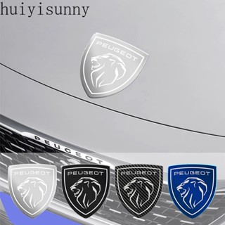 Hys Kim Loại Xe Phía Trước Hood Bao Miếng Dán Phía Sau Đuôi Quốc Huy Decal Phụ Kiện Cho Xe Đạp Peugeot 307 206 308 207 406 407 408 508 3008