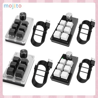 Bàn phím macro 6 phím + 1 nút lập trình có thể lập trình