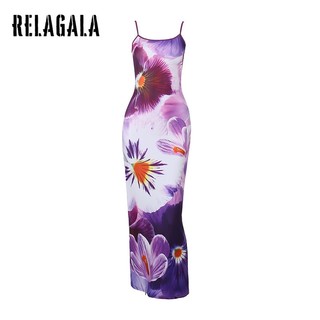 RelaGala Nữ Thời Trang Mới Thường Ngày Đơn Giản Suspender In Gợi Cảm Lưng Ôm Ngày Lễ