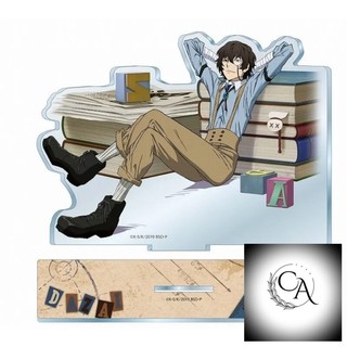 Mô hình Standee Bungo Stray Dog Anime Acrylic Osamu Dazai Phụ kiện trang trí để bàn góc học tập