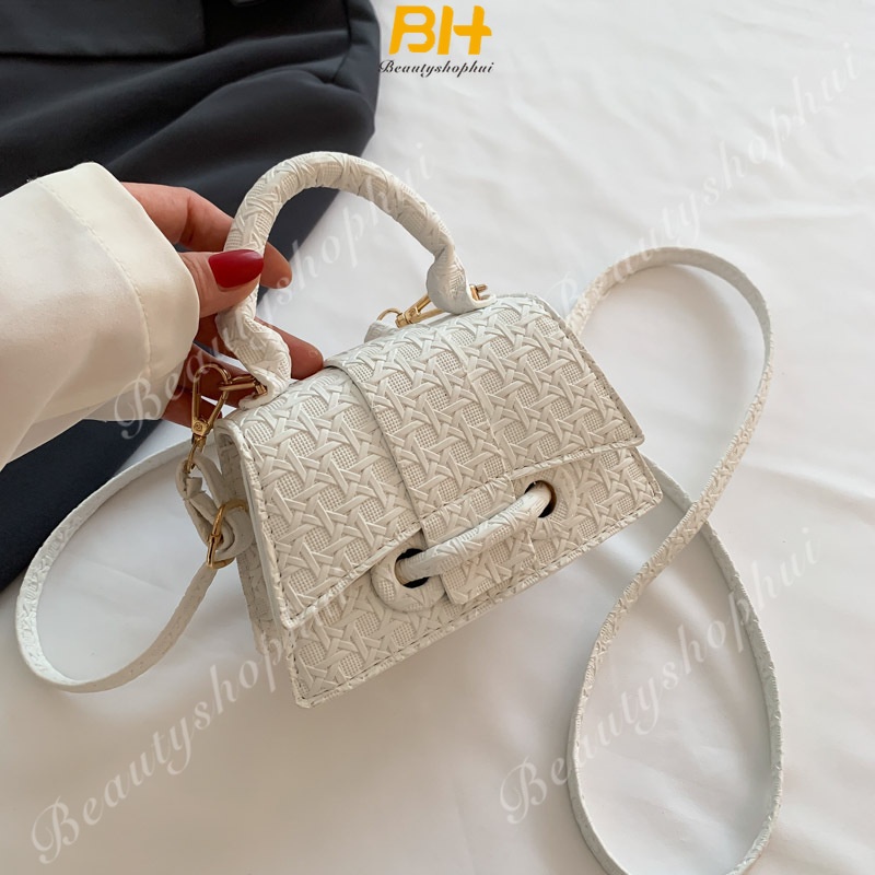 Phong cách mới giản dị đơn giản vai nghiêng túi vuông thời trang nhỏ