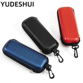 YUDESHUI Hộp Đựng Mắt Kính Có Khóa Kéo Phong Cách Vintage Giá Đỡ
