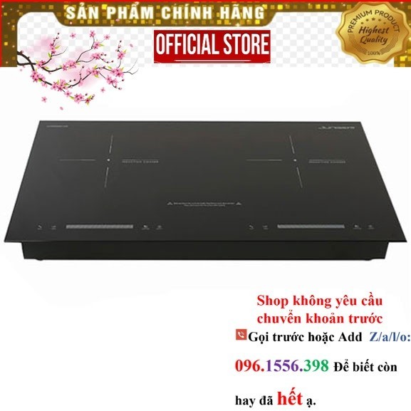 Bếp từ đôi Junger NKD22+ 4000W tặng máy hút mùi kính cong |P&G