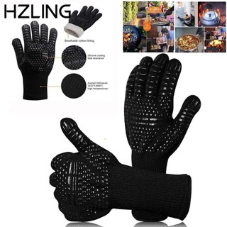 Hzling 1 Găng tay BBQ Dụng cụ BBQ Lò sưởi Găng tay sưởi nhà bếp