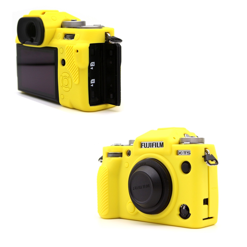 Vỏ silicon Cao Su Bảo Vệ Thân Máy Ảnh fujifilm fuji x-Trai5 xt5