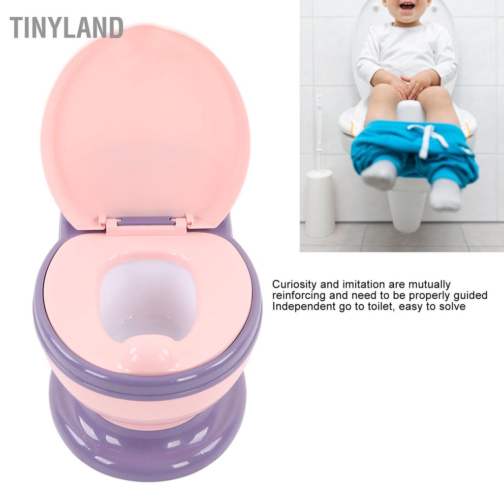 TinyLand Bô vệ sinh mô phỏng dành cho trẻ em, bô đặc biệt dành cho bé trai, bé gái, trẻ em, trẻ sơ sinh và trẻ mới biết đi kích thước lớn