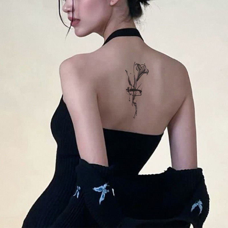 Hình Xăm Dán Tạm Thời Họa Tiết Cô Gái Gợi Cảm Chống Nước Trong 7 Ngày