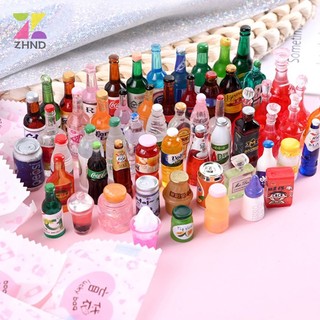 Zhuzhengde set 10 đồ chơi mô phỏng thức ăn uống không cần khoan lỗ giúp giảm căng thẳng