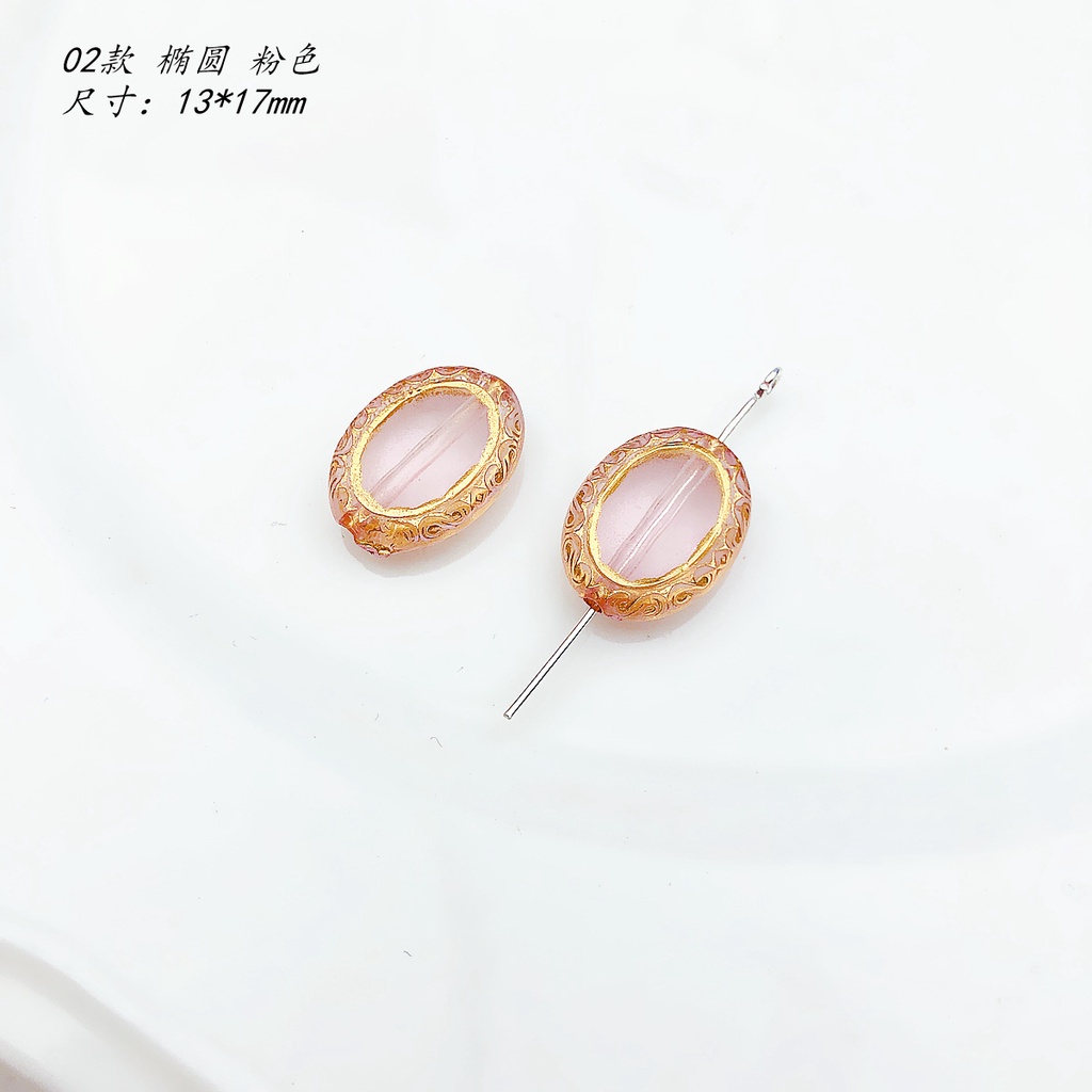 Gói Hạt Xỏ Hình oval Trong Suốt Dùng Làm Trang Sức diy