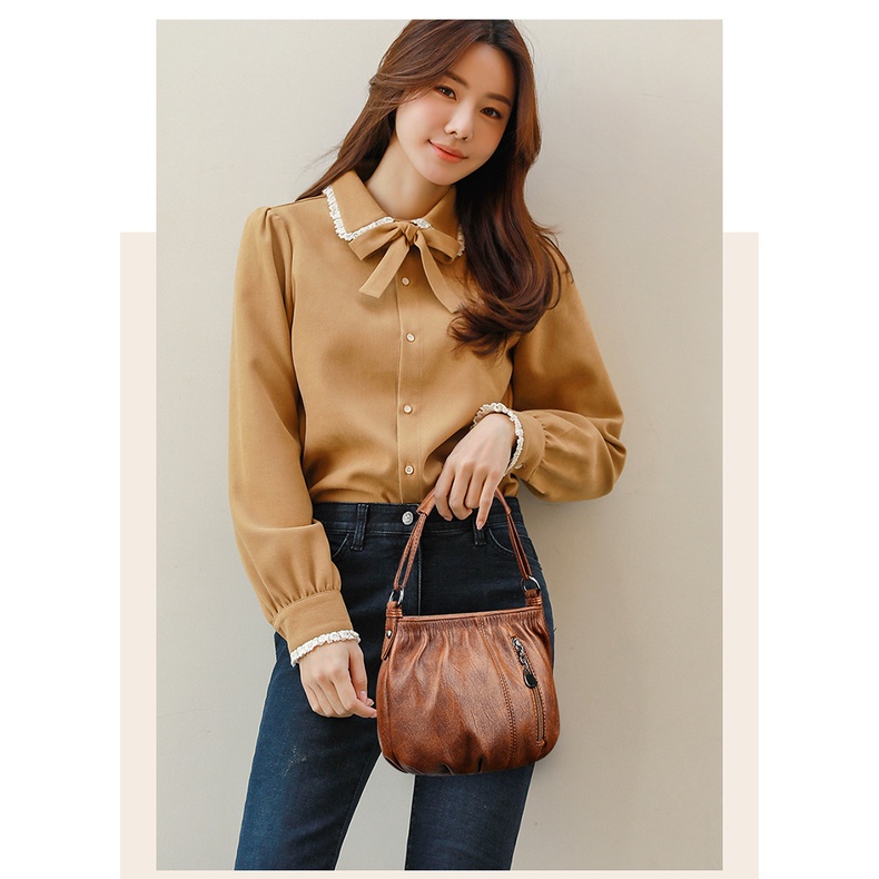 Túi Xách Đeo Vai Phong Cách Âu Mỹ retro Mới Cho Nữ