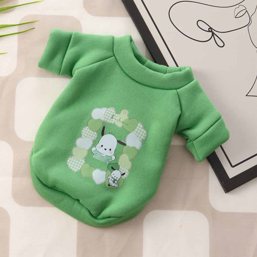 Áo Sweater Thể Thao Giữ Ấm In Hình sanrio Thời Trang Xuân Thu Cho Thú Cưng