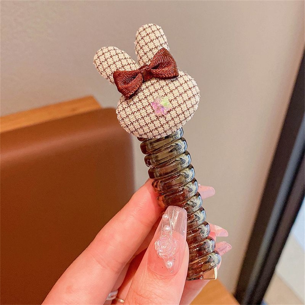 1 Dây Buộc Tóc Lò Xo Co Giãn Không Làm Tổn Thương Tóc Cho Bé Gái