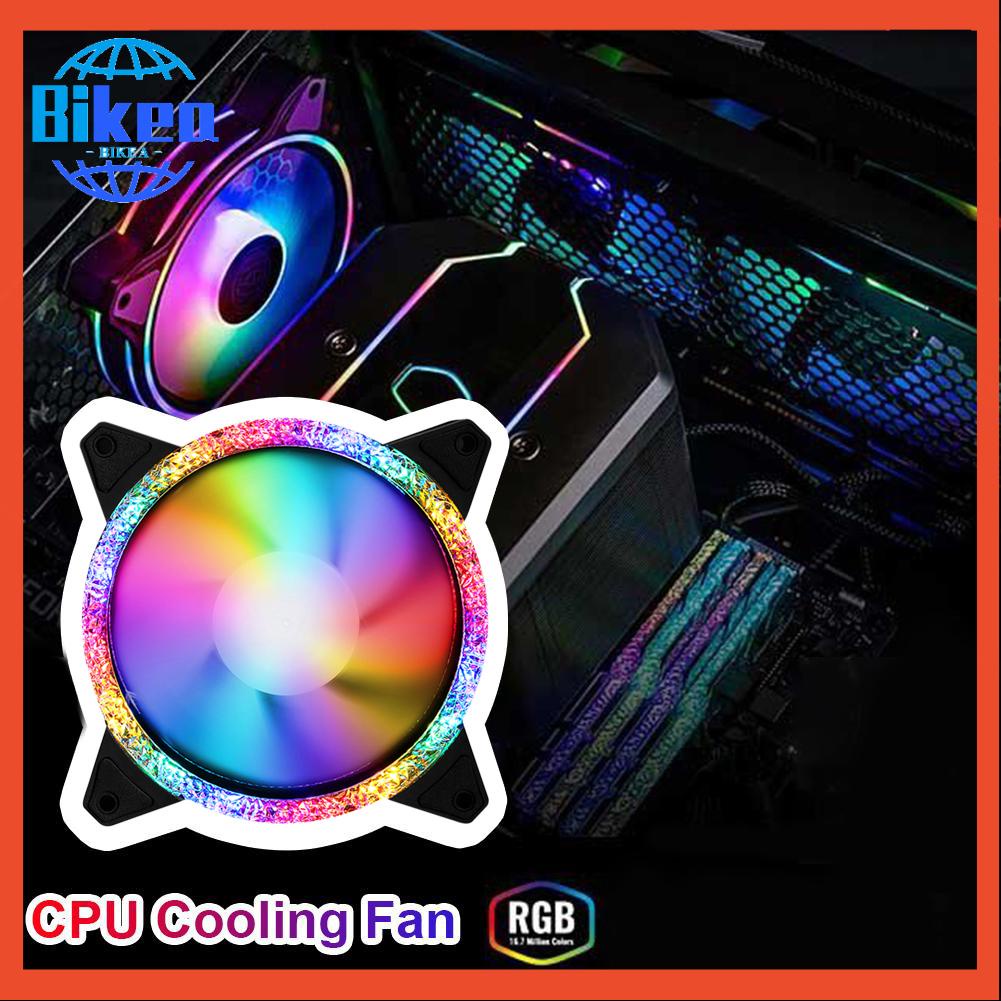 Quạt Tản Nhiệt 120mm rgb / Nhiều Màu dc 12v Dành Cho Xe Đạp