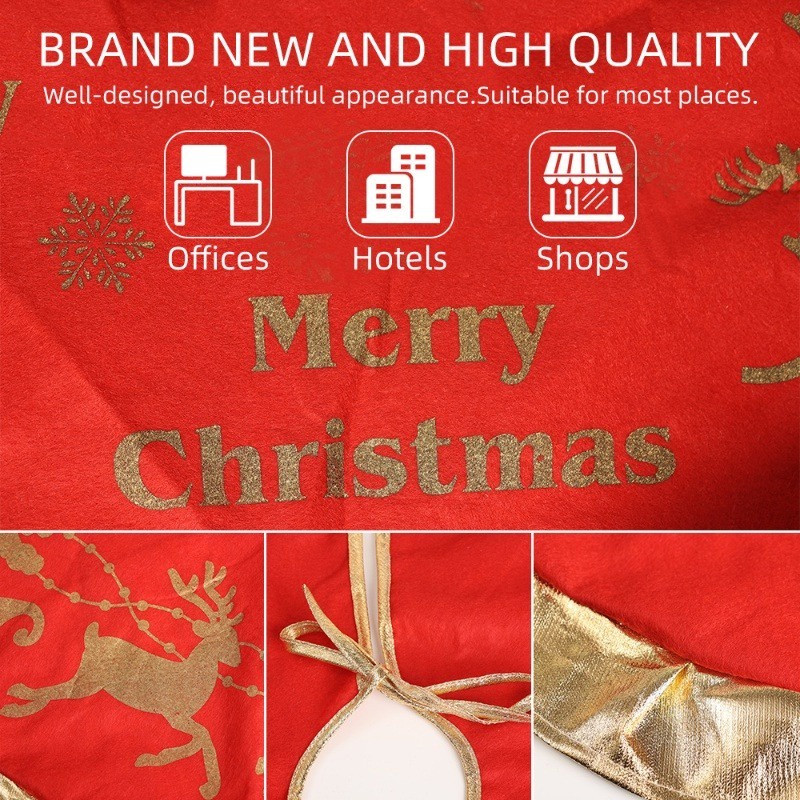 Thảm Lót Trang Trí Cây Thông Giáng Sinh Nhiều Phong Cách Hoạt Hình / Ông Già Noel / Người Tuyết Cho Dịp Giáng Sinh / Năm Mới