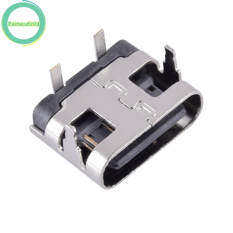 Parucutin Set 10 Ổ Cắm micro usb type c 3.1 type-c Cho Điện Thoại