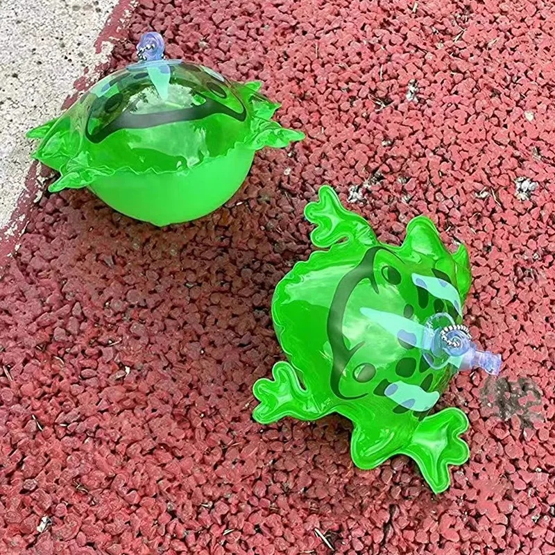 Mặt Dây Chuyền Bong Bóng Bơm Hơi mini Hình Ếch Vui Nhộn Cho Trẻ Em / Người Lớn / Móc Khóa Ếch Xanh Hồng / Túi Quà Sinh Nhật Mới Lạ