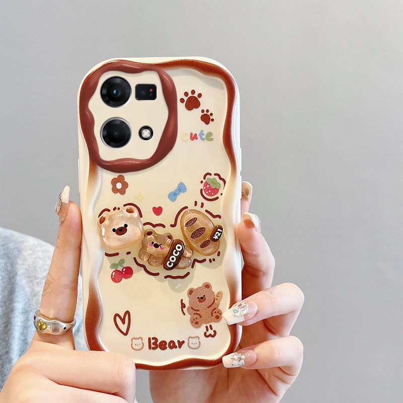 Ốp lưng oppo reno 7 4g ốp lưng oppo reno 8 4g Dễ Thương Ốp Điện Thoại Họa Tiết Búp Bê Hoạt Hình 3d Thời Trang Cho oppo reno 7 4g / reno 8 4g