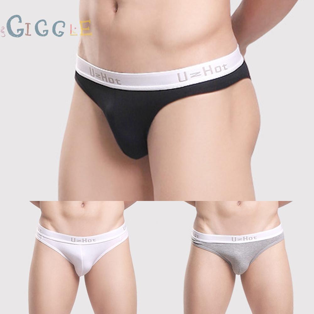 Mens Panties Bulge Stretchy Comfy T-Back Cotton Tangas Elastic G-String