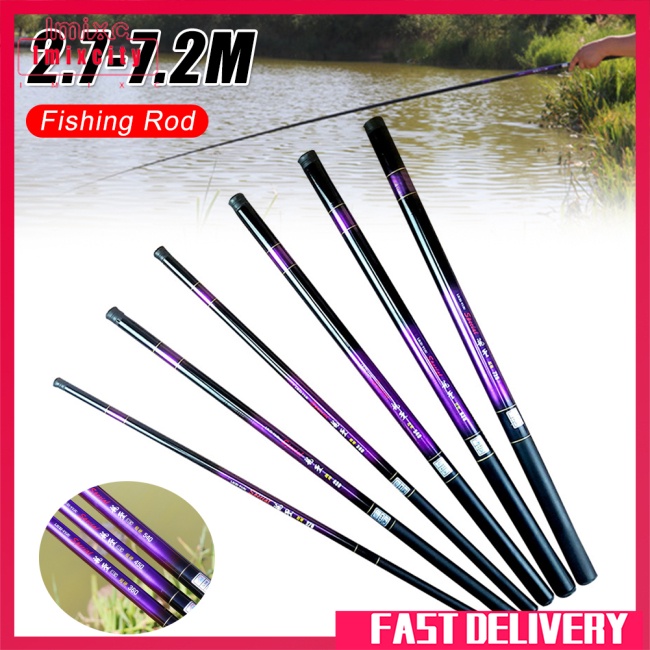 Imixcity Cần Câu Cá Tay Cầm Bằng Sợi Thủy Tinh