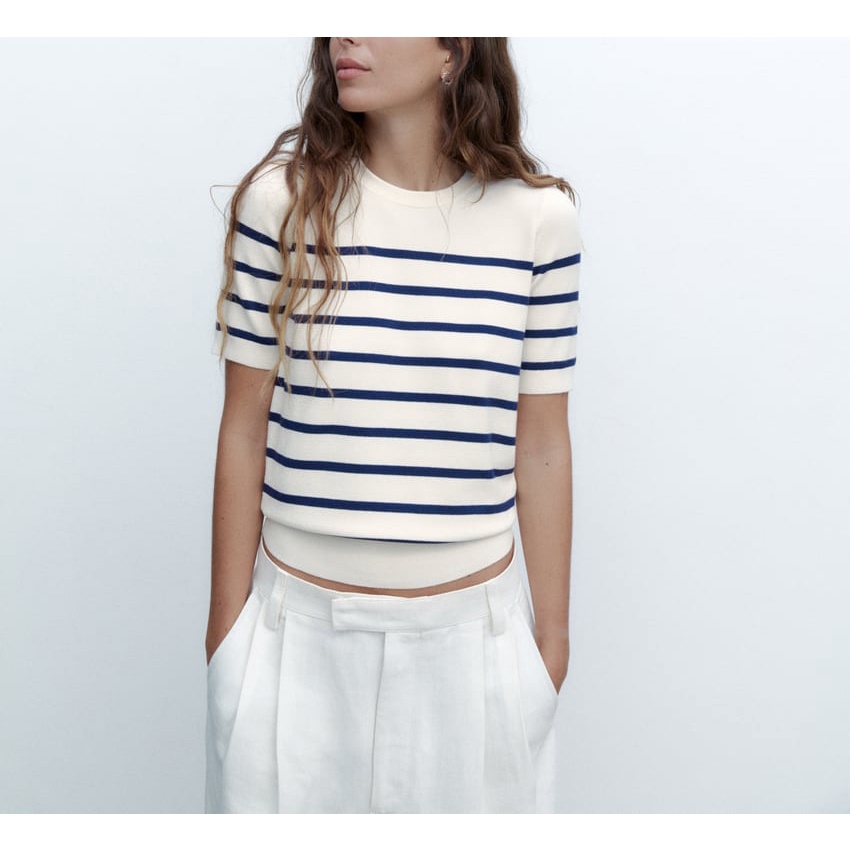 Zara Áo Dệt Kim Thời Trang Xinh Xắn Cá Tính Cho Nữ 8851017