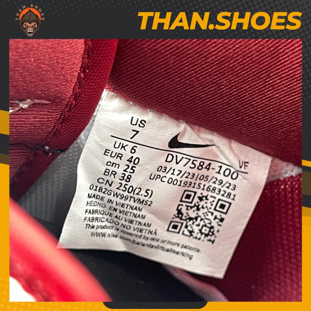 Giày AF1 Low Just Do It Hangtag, AF1 Trắng Lòng Đỏ Móc Đồng Xu - Than.Shoes