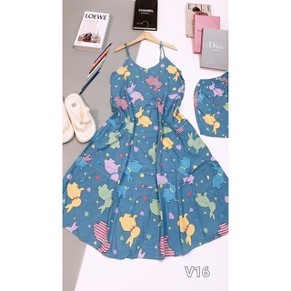 ĐẦM TOLE DÂY KÈM QUẦN (M-XL)