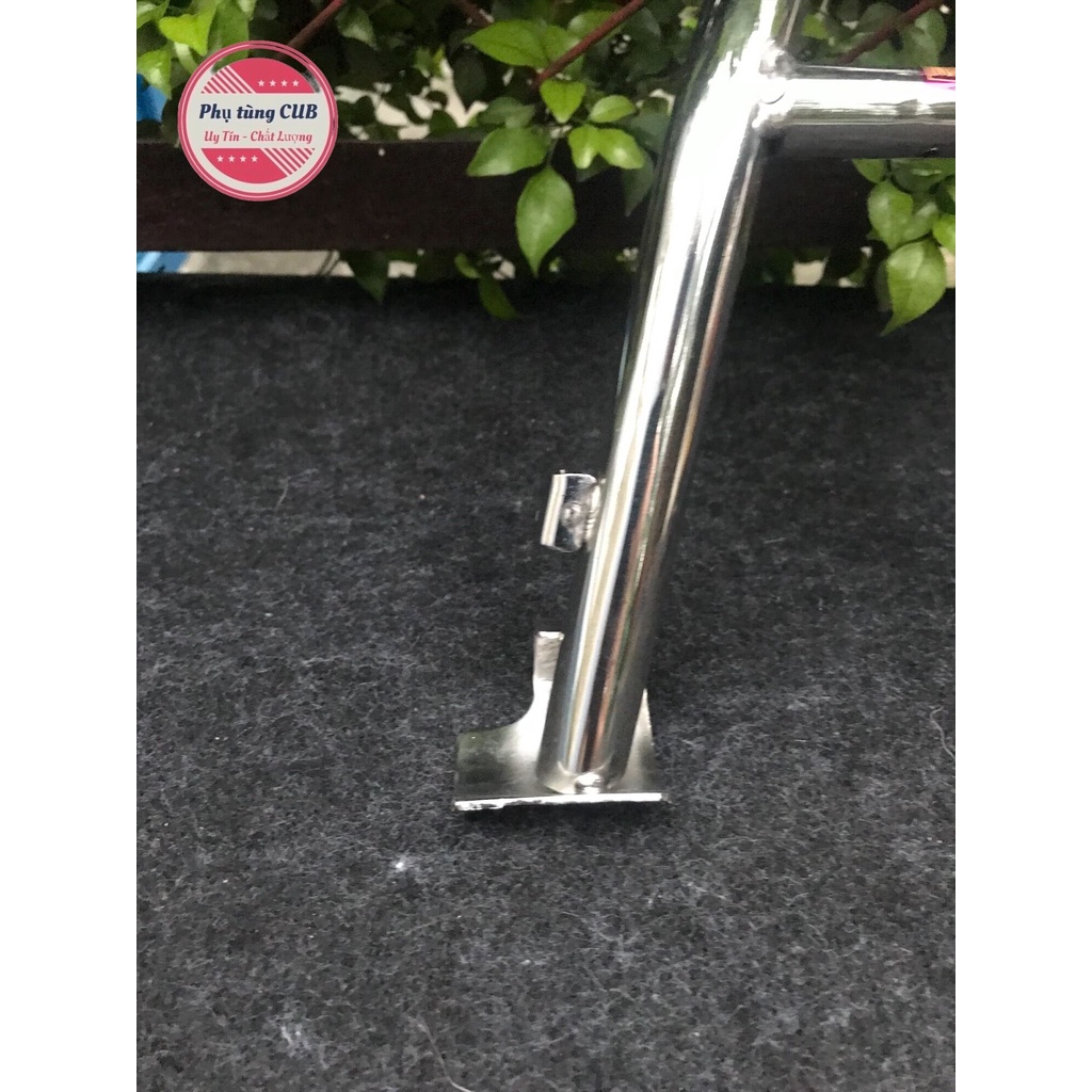 Chân chống đứng xe cub,xe dream bằng inox