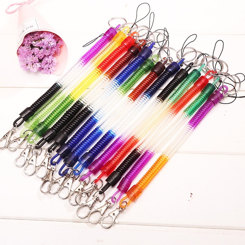 🍉Dây Lò Xo Móc Chìa Khóa Xin Xắn Tiện Dụng DUASHOP shop 10k