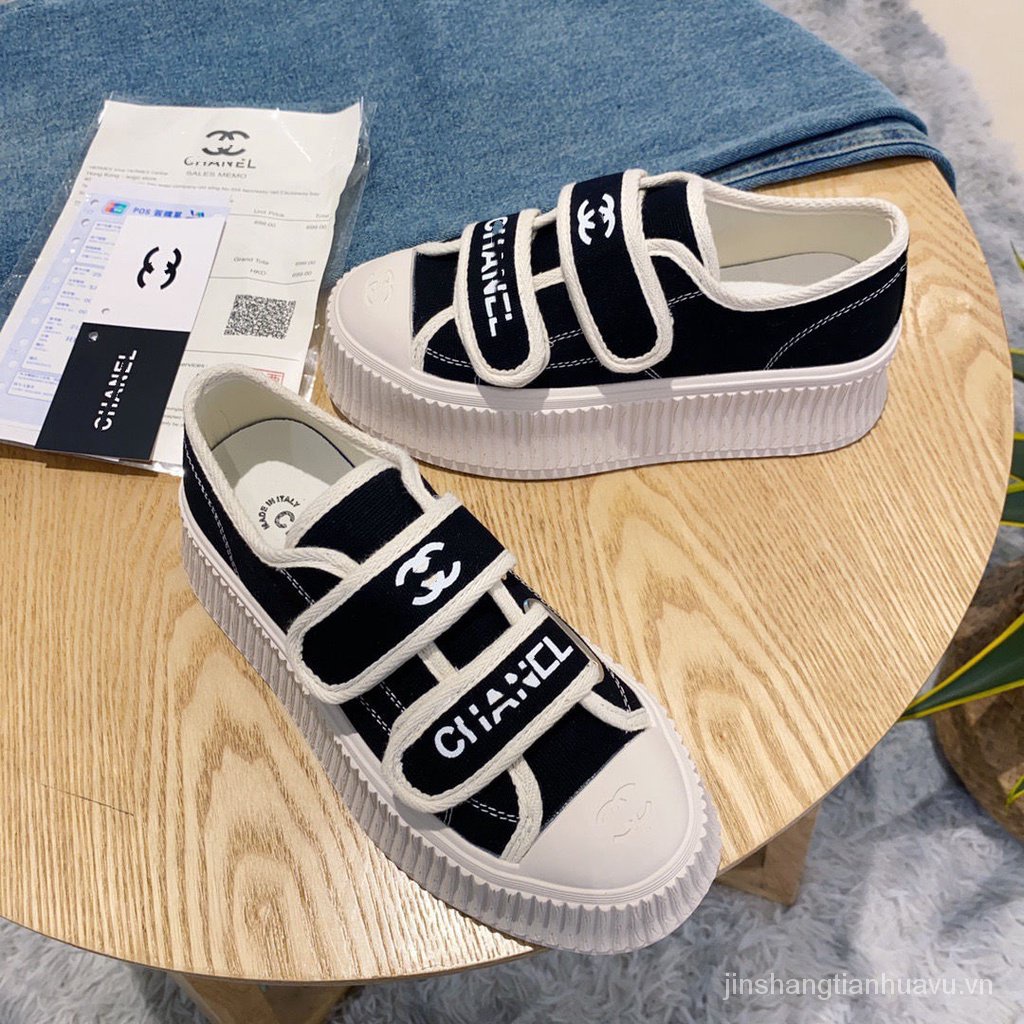 Giày Vải canvas Đế Dày Thoáng Khí Thời Trang 2023 Cho Nữ