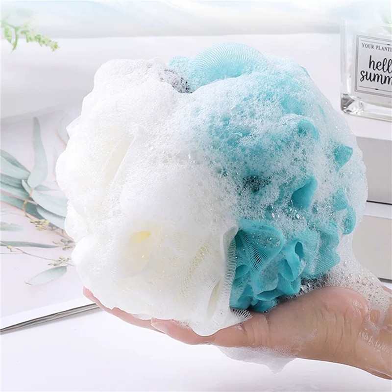 Mềm Bông Tắm nylon Dạng Lưới Tẩy Tế Bào Chết Làm Sạch Cơ Thể