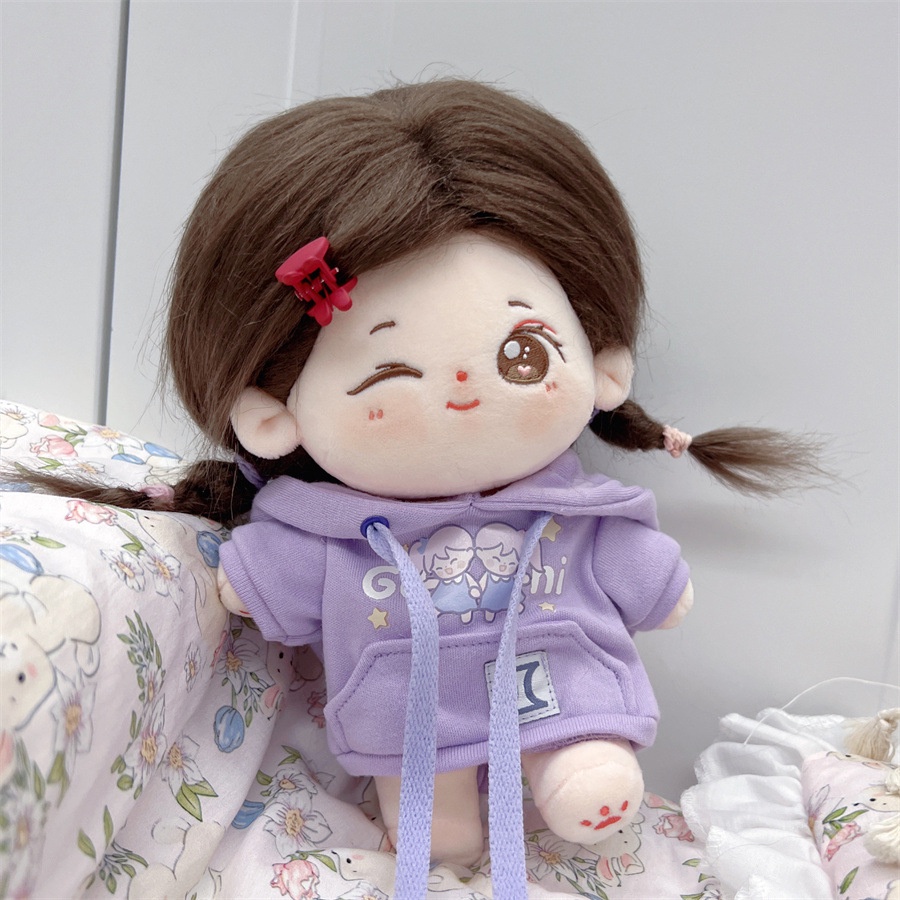 Mới Áo hoodie cotton 20cm Đáng Yêu Cho Búp Bê