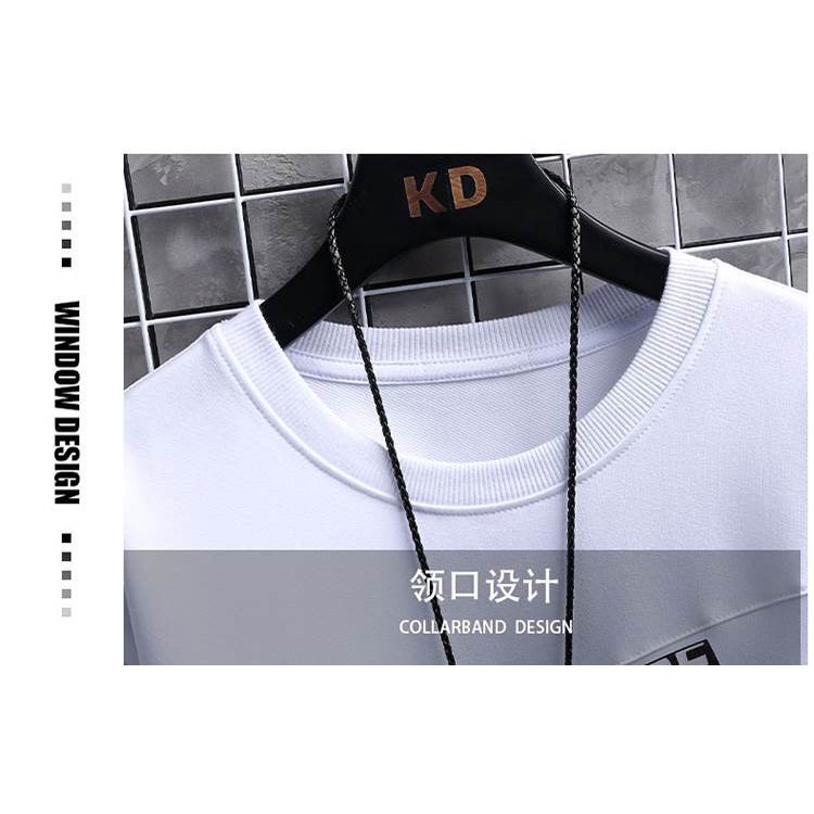 Áo Thun Tay Dài Cổ Tròn Phong Cách Đường Phố Thời Trang Xuân Thu Cho Nam