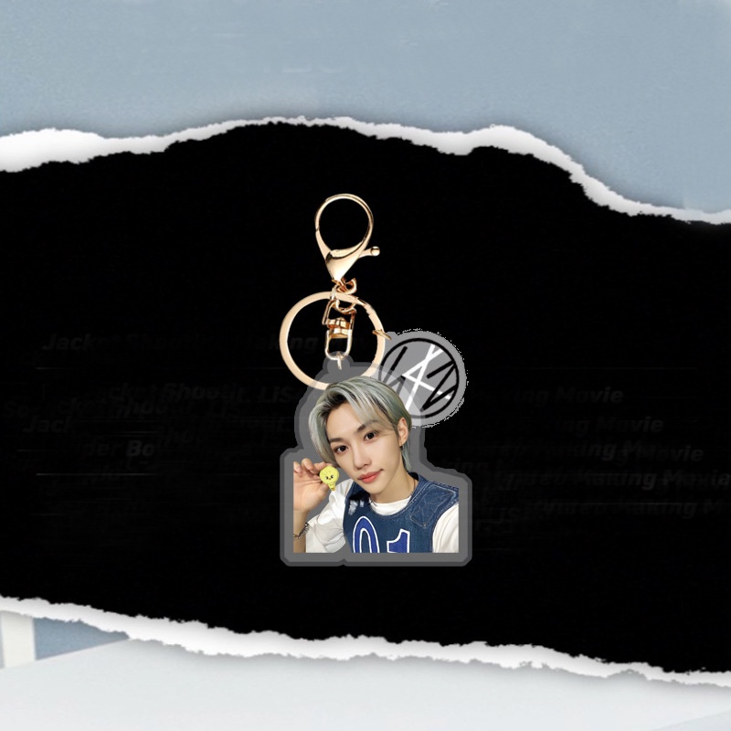 Móc Chìa Khóa Bằng acrylic Hình stray kids social Mới