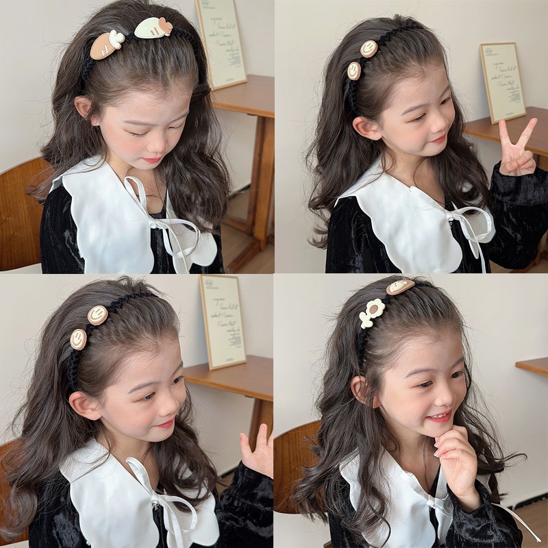 Băng Đô Cài Tóc Răng Cưa Hình Ngôi Sao Đính Đá Dễ Thương Cho Bé Gái