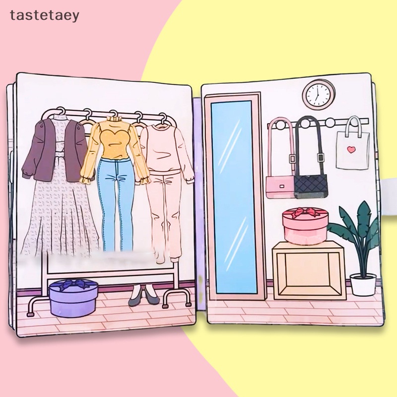 Tast Đồ Chơi Sách Hình Dán Dễ Thương diy Giúp Giảm Căng Thẳng Cho Bé Gái