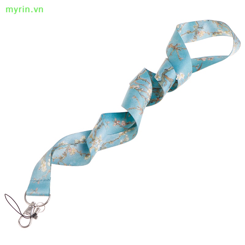 1 Dây Đeo Thẻ id / Điện Thoại In Chữ van gogh vn