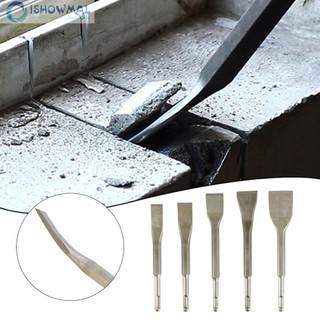 [ISHOWMAL-VN]Chisel Bit For Electric Hammer Hand Tools Impact Drill Bit Round Shank-New In 9-